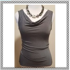{WHBM} B&W Sleeveless Top